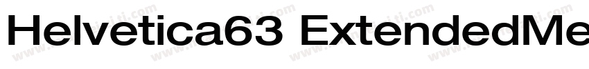 Helvetica63 ExtendedMedium字体转换